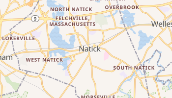 Natick, Massachusetts map