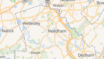 Needham, Massachusetts map