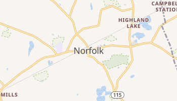 Norfolk, Massachusetts map