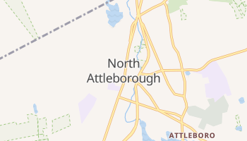 North Attleboro, Massachusetts map