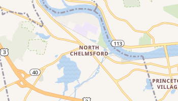 North Chelmsford, Massachusetts map