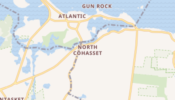 North Cohasset, Massachusetts map