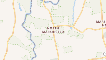 North Marshfield, Massachusetts map