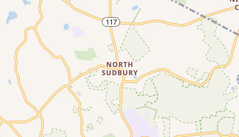North Sudbury, Massachusetts map
