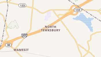 North Tewksbury, Massachusetts map