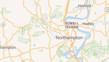 Northampton, Massachusetts map