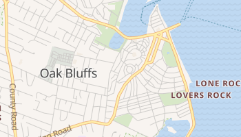 Oak Bluffs, Massachusetts map