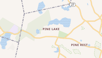 Pine Lake, Massachusetts map