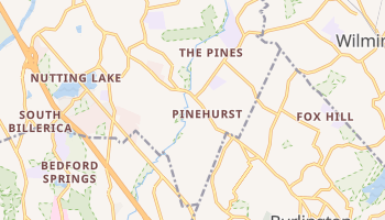Pinehurst, Massachusetts map