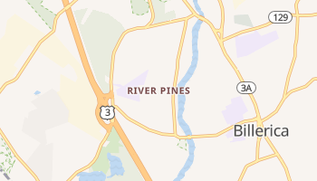 River Pines, Massachusetts map