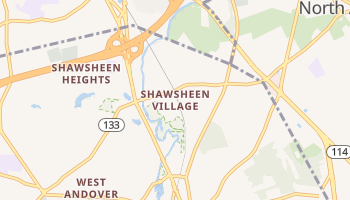 Shawsheen Village, Massachusetts map