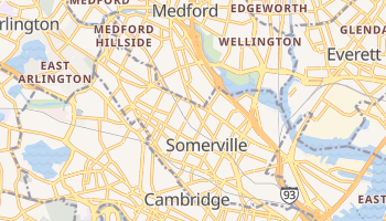 Somerville, Massachusetts map