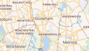 Stoneham, Massachusetts map