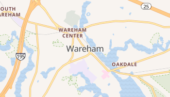 Wareham, Massachusetts map