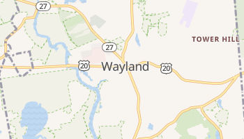 Wayland, Massachusetts map