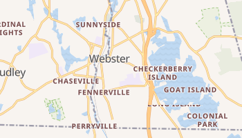 Webster, Massachusetts map