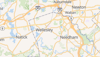 Wellesley, Massachusetts map