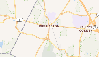 West Acton, Massachusetts map
