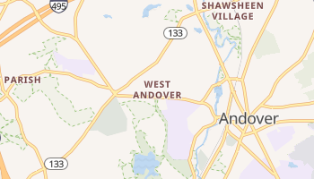 West Andover, Massachusetts map