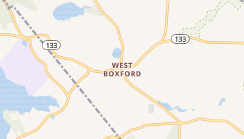 West Boxford, Massachusetts map