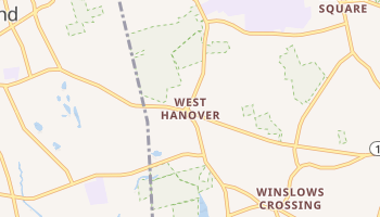 West Hanover, Massachusetts map