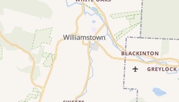 Williamstown, Massachusetts map