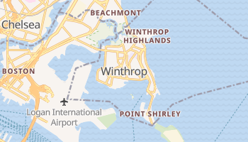 Winthrop, Massachusetts map