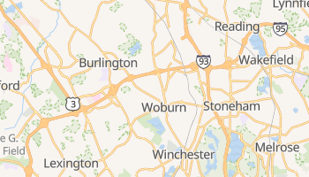 Woburn, Massachusetts map