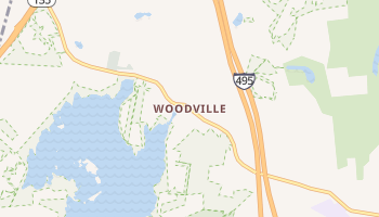Woodville, Massachusetts map