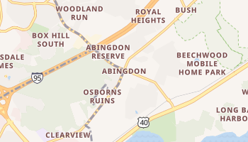 Abingdon, Maryland map