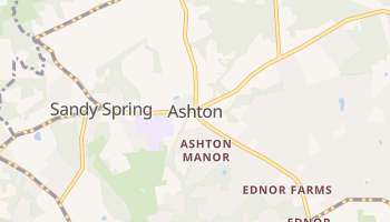 Ashton, Maryland map