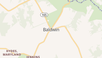Baldwin, Maryland map