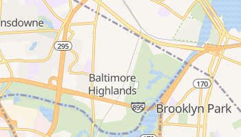 Baltimore Highlands, Maryland map
