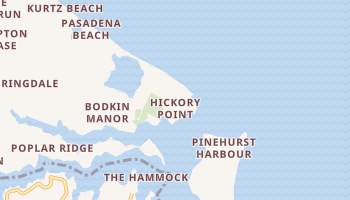 Bayside Beach, Maryland map