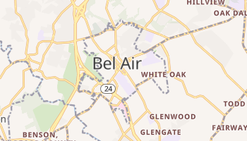 Bel Air, Maryland map