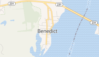 Benedict, Maryland map