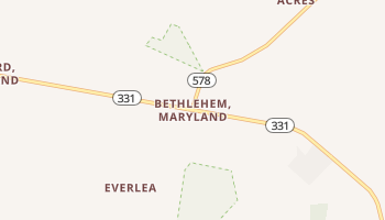Bethlehem, Maryland map