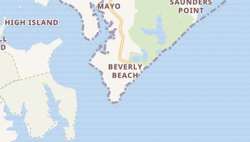 Beverly Beach, Maryland map