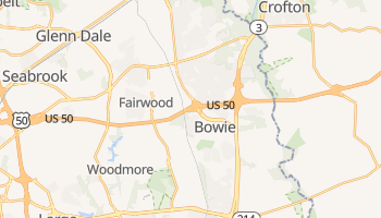Bowie, Maryland map