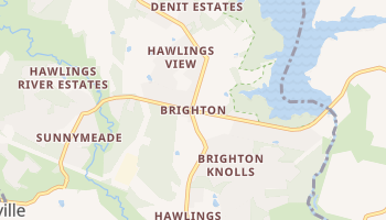 Brighton, Maryland map