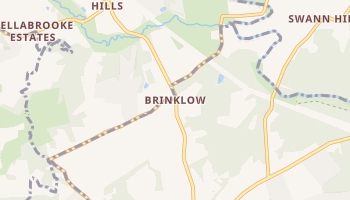 Brinklow, Maryland map