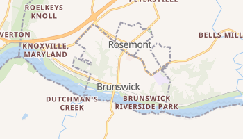 Brunswick, Maryland map