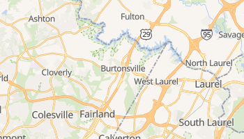 Burtonsville, Maryland map