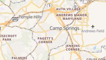 Camp Springs, Maryland map