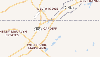 Cardiff, Maryland map