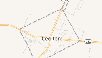 Cecilton, Maryland map
