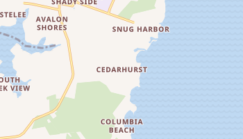 Cedarhurst, Maryland map
