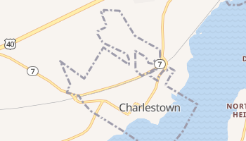 Charlestown, Maryland map