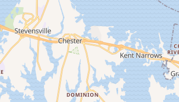 Chester, Maryland map
