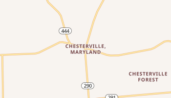 Chesterville, Maryland map